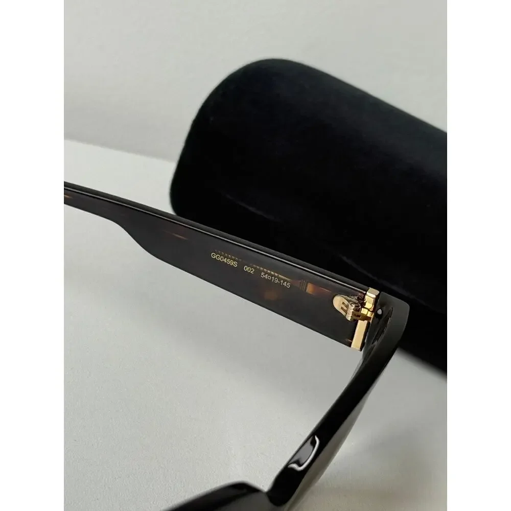 NEW Gucci GG0459S Havana Brown Cat Eye Sunglasses